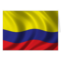 Flag of Colombia Greeting Card