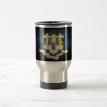 Flag of Connecticut Coffee Mugs