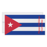 Flag of Cuba, Happy Holidays from Cuba photo cards