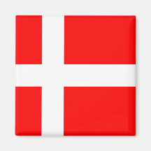 Flag of Denmark Fridge Magnet