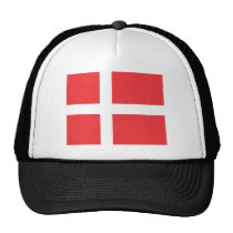 Flag of Denmark hats