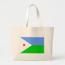 Flag of Djibouti Canvas Bag
