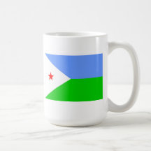 Flag of Djibouti Coffee Mugs