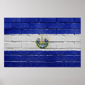 Flag of El Salvador posters