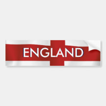 Flag Of England Bumper Stickers