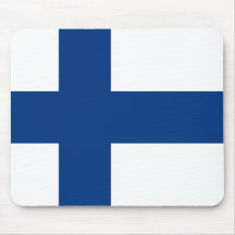 Flag of Finland Mousepad