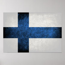 Flag of Finland Poster