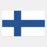Flag of Finland Rectangular Sticker