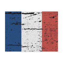 FLAG OF FRANCE POST CARD