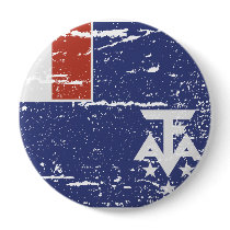FLAG OF FRENCH SOUTHERN ANTARCTICA BUTTON