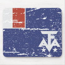 FLAG OF FRENCH SOUTHERN ANTARCTICA MOUSE PAD