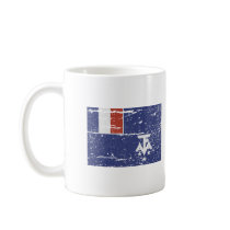 FLAG OF FRENCH SOUTHERN ANTARCTICA MUG