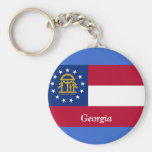 Flag of Georgia Keychains