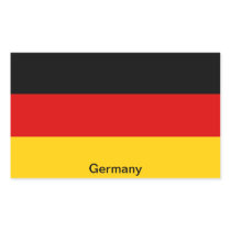 Flag of Germany Rectangle Sticker