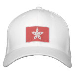 Flag of Hong Kong embroidered hats