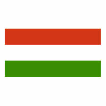 Flag of Hungary Cut Out