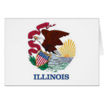 Flag of Illinois Card