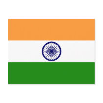 Flag of India Postcard