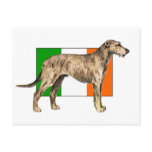 Flag of Ireland Irish wolfhound Gear postcards