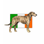 Flag of Ireland Irish wolfhound Gear t-shirts
