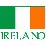 Flag of Ireland photo sculptures