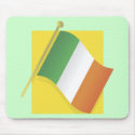 Flag of Ireland T-shirts and Gifts mousepads