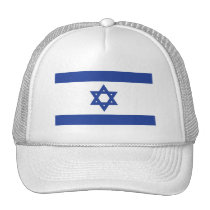 Flag of Israel hats