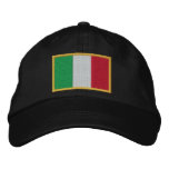 Flag of Italy Embroidered on Cap embroidered hats