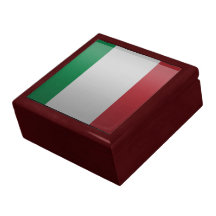 Flag of Italy Jewelry Box