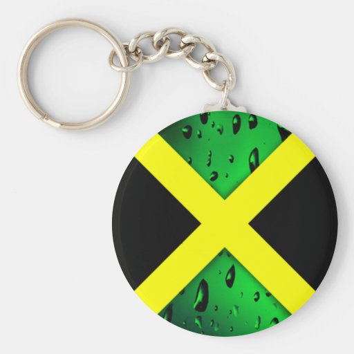 Flag of Jamaica Keychain