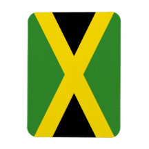 Flag of Jamaica Rectangular Magnets