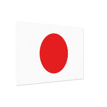 Flag of Japan Canvas Print