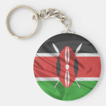 Flag of Kenya Keychain