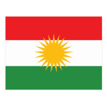 Flag of Kurdistan Postcards
