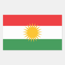 Flag of Kurdistan Sticker