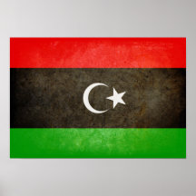 Flag of Libya Poster