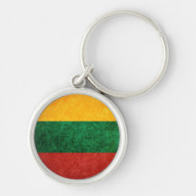 Flag of Lithuania Key Chain