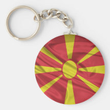 Flag of Macedonia Key Chains