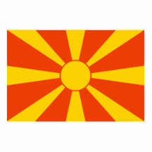 Flag of Macedonia Photo Sculptures