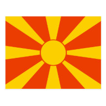 Flag of Macedonia Postcards