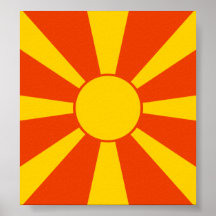Flag of Macedonia Posters