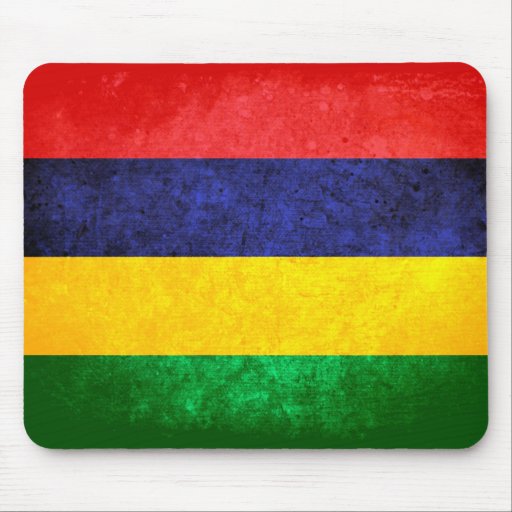 Flag of Mauritius Mousepads