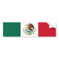 Flag of Mexico Bumper Sticker