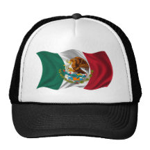 Flag of Mexico, Coat of Arms Mesh Hats