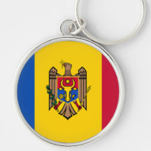 Flag of Moldova Keychain