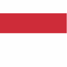Flag of Monaco Cut Out