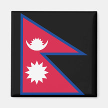Flag of Nepal Fridge Magnets