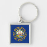 Flag of New Hampshire Key Chain