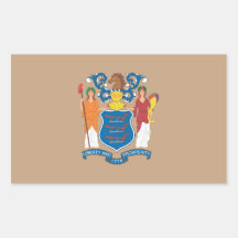 Flag Of New Jersey Stickers