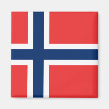 Flag of Norway Fridge Magnet